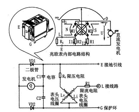 兆歐表內(nèi)部線路